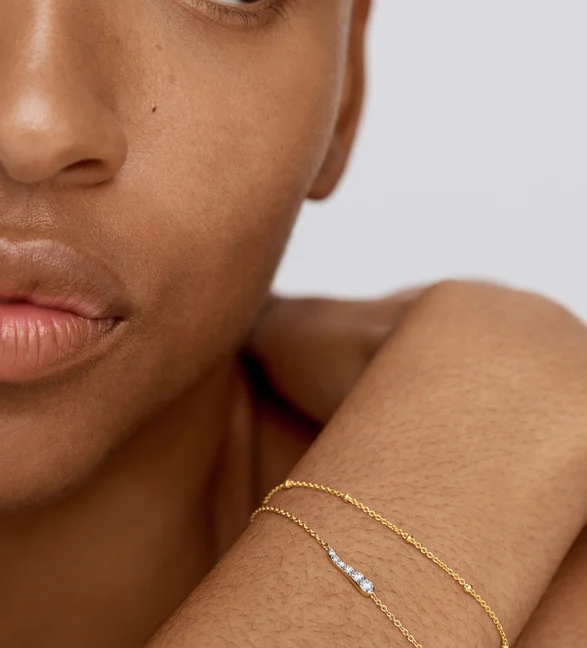 Riva Pavé Diamond Chain Bracelet view 4