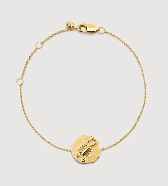 Scorpio Zodiac Chain Bracelet