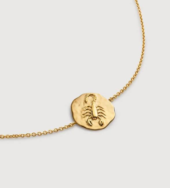 Scorpio Zodiac Chain Bracelet view 3