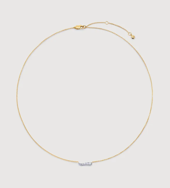 Riva Pavé Diamond Chain Necklace view 3