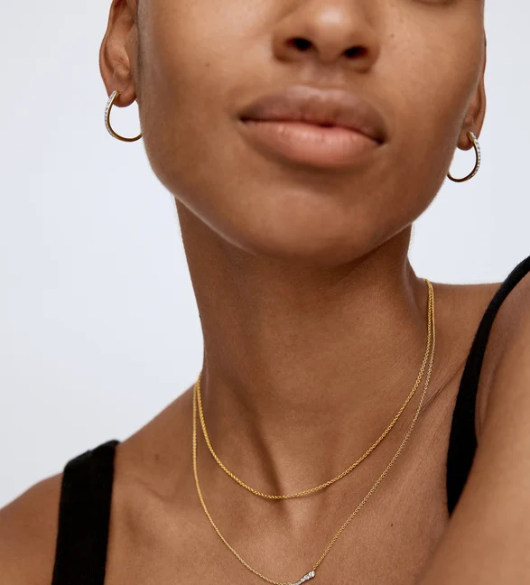 Riva Pavé Diamond Chain Necklace view 4